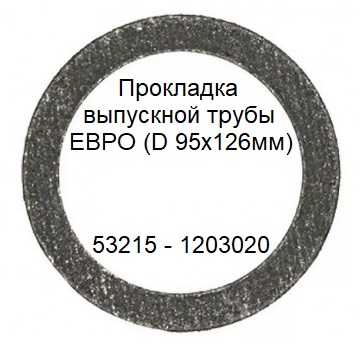 Прокладка выпускной трубы ЕВРО (D 95х126мм)